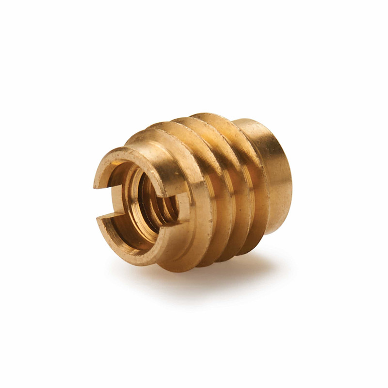 Threaded Insert - 1/4" x 20 TPI - Brass - 8 Piece